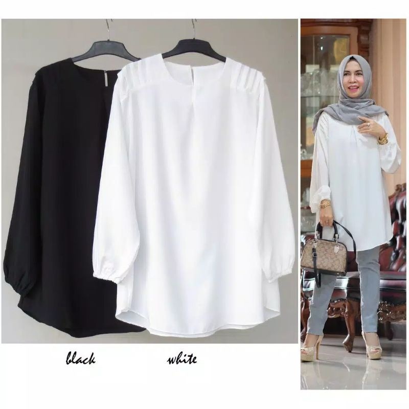 Lily Blouse Atasan/Pakaian Wanita/Atasan