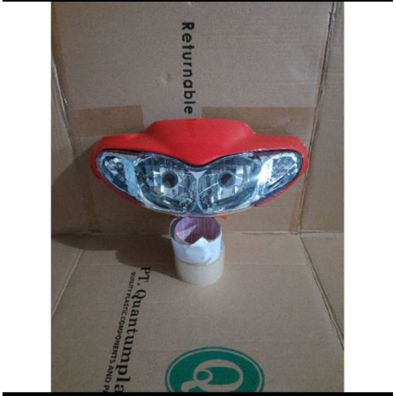 batok kepala depan motor Yamaha Jupiter z lama warna merah