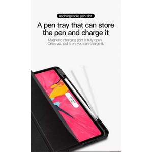Sarung VPG Ipad pro 11 /ipad mini 4 ipad mini 5 Leather Stand Folio Flip Cover Standing Case Cover With Stylus Holder Tempat Pencil