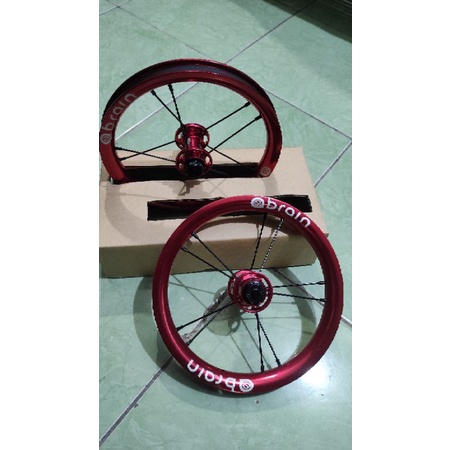 Wheelset velg ban roda pushbike balance bike 12 inch