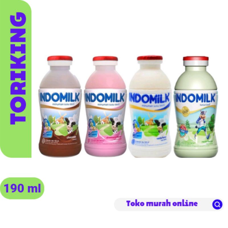 

INDOMILK BOTOL SUSU UHT 190ml