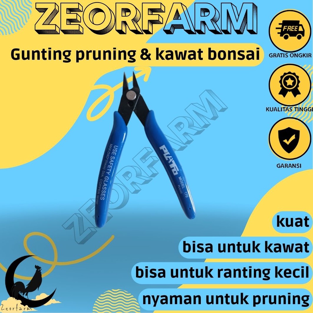 gunting kawat timah elektonik bonsai  dan pruning zeorfarm