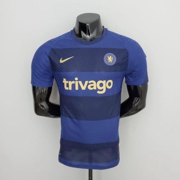 (PLAYER ISSUE PI) JERSEY BAJU BOLA CHELSEA TRAINING TRIVAGO 2022 22 DESRF6846ED