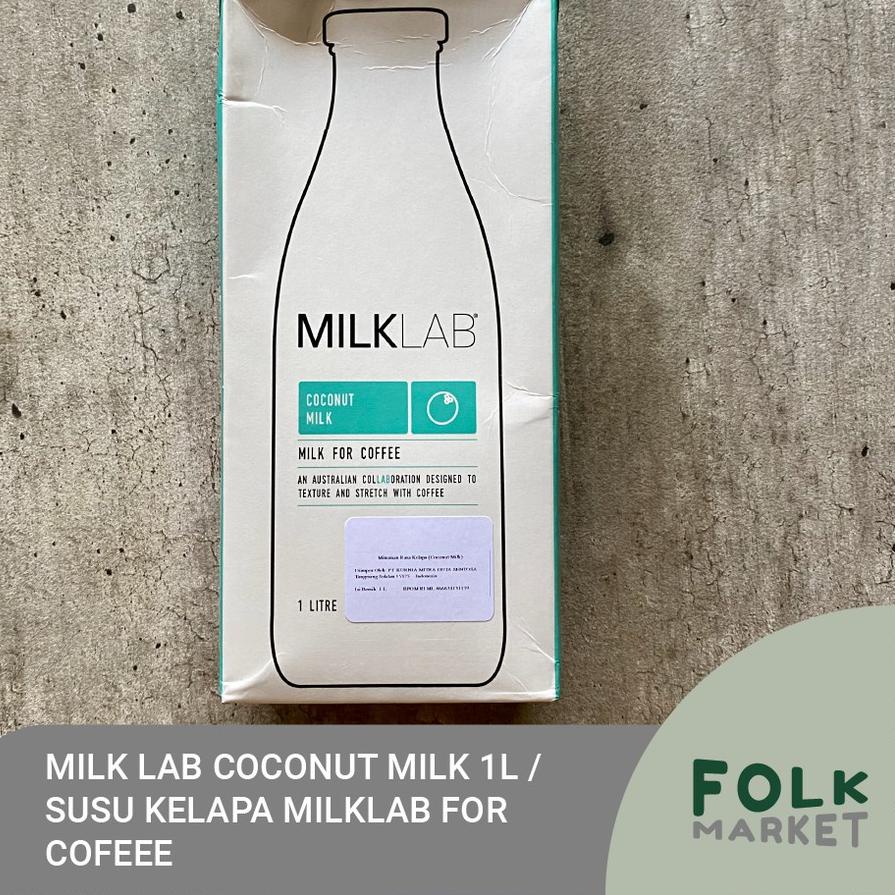 

10.10 sale MilkLab Coconut Milk / Susu Kelapa Milklab For Coffee / Kopi 1L gas !!