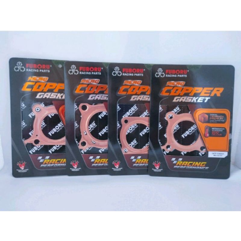 PAKING HEAD RACING TEMBAGA 0.5 MM YAMAHA FORCE1, F1ZR/ GASKET HEAD SILINDER RACING TEMBAGA 0.5 MM YA