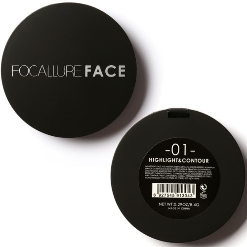 FOCALLURE Highlight & Contour Bronzer Powder Palette FA05