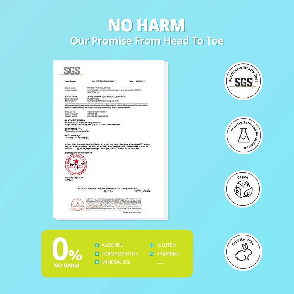 LVJ Lavojoy Hold Me Tight Shampoo SOS Nourishing Conditioner Lazy Sunday - Perawatan Rambut Rontok Rusak