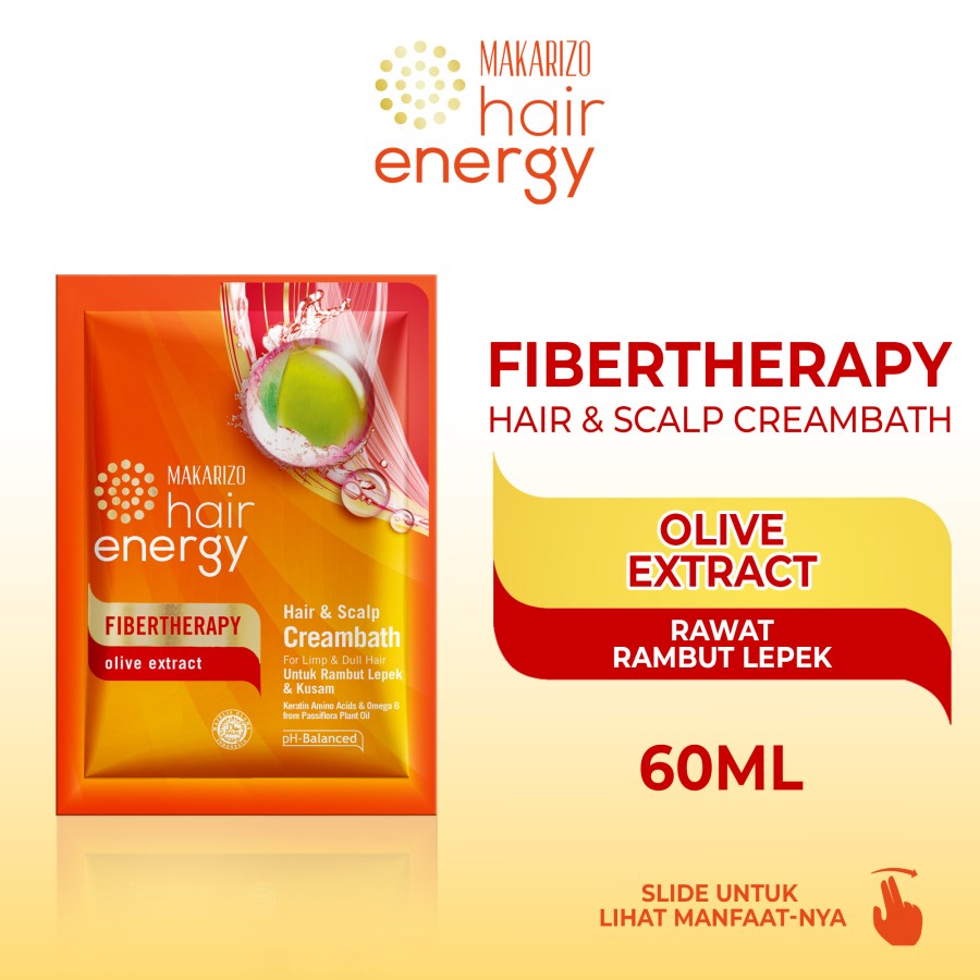 Makarizo Hair Energy Fibertherapy Hair &amp; Scalp Creambath