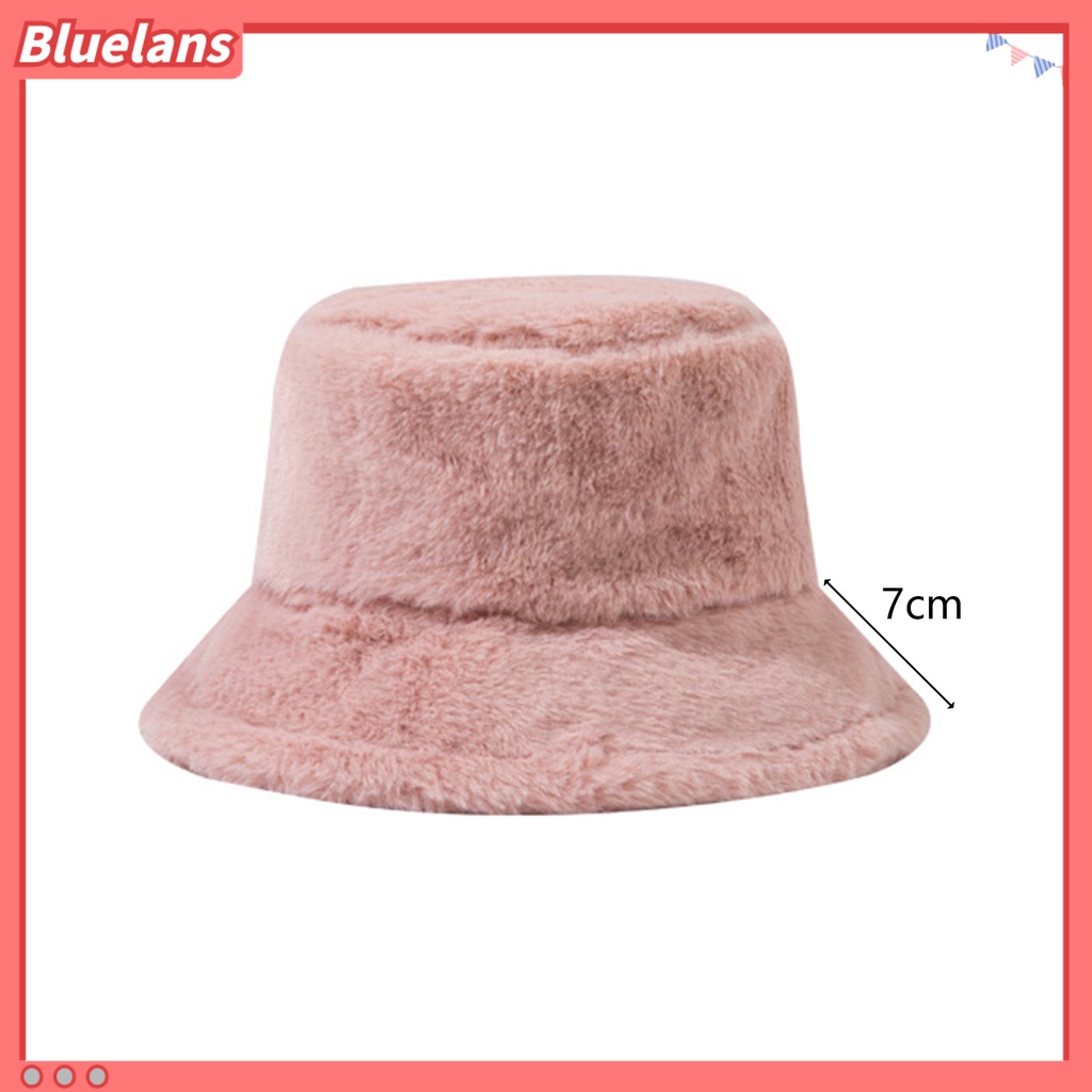 Bluelans Topi Nelayan Model Lipat Dapat Disesuaikan Bahan Plush Breathable Untuk Unisex