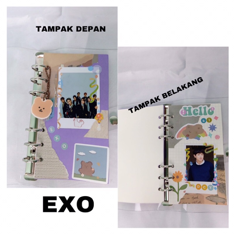 Jual Binder Kpop transparan 6 ring Premium//Kpop Binder Aesthetic