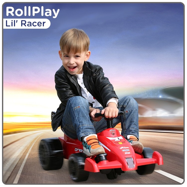 RollPlay 6v EZ Steer Lil' Racer W411R - Red