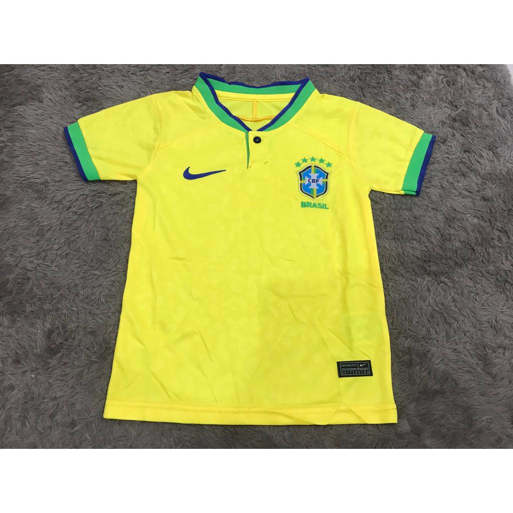 Jersey kids / anak brazil home 2022 - 2023 grade ori