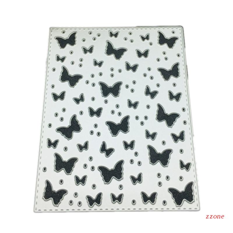 Cetakan Stensil Cutting Dies Motif Kupu-Kupu Bahan Metal Untuk Scrapbook / Craft DIY