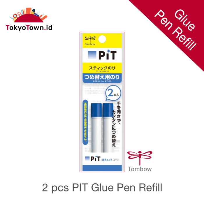 

Code5S0X- Glue-Stick-Pen Refill Tombow Pit 2Pcs. # Scrapbooking, Journal, Craft