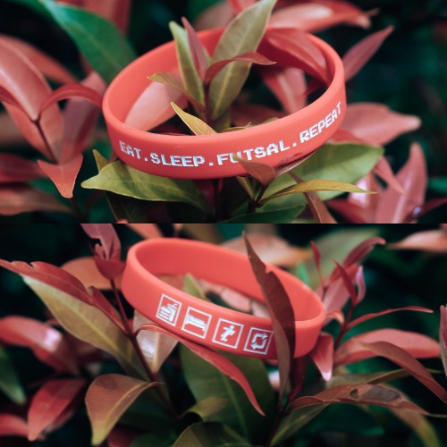 EAT - SLEEP - FUTSAL - REPEAT | Gelang Karet Silicone by Embracelet