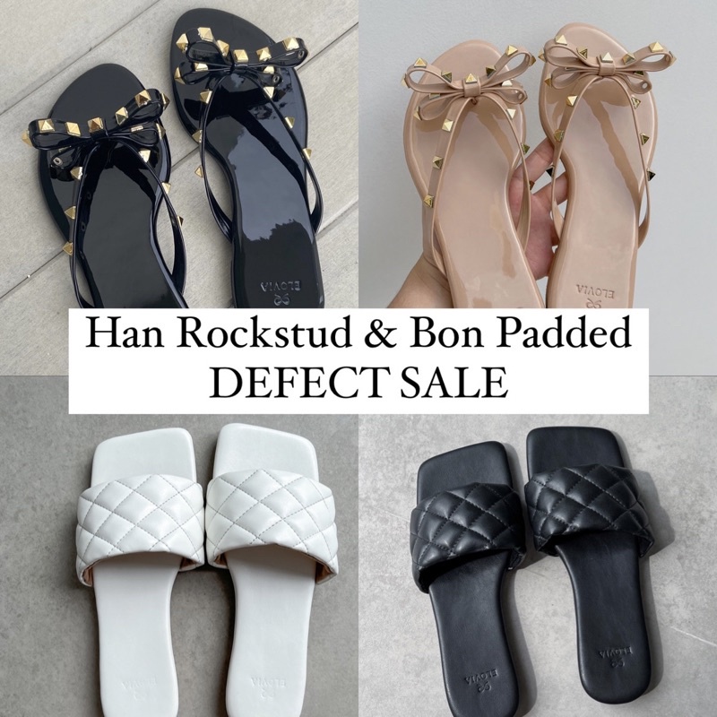 ELOVIA - DEFECT SALE Han Rockstud &amp; Bon Padded