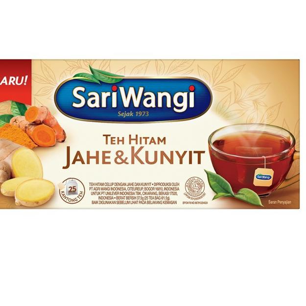 

㋿ Sariwangi Teh Hitam Jahe & Kunyit 25 Teh Celup GREAT SALES 3899 ❁