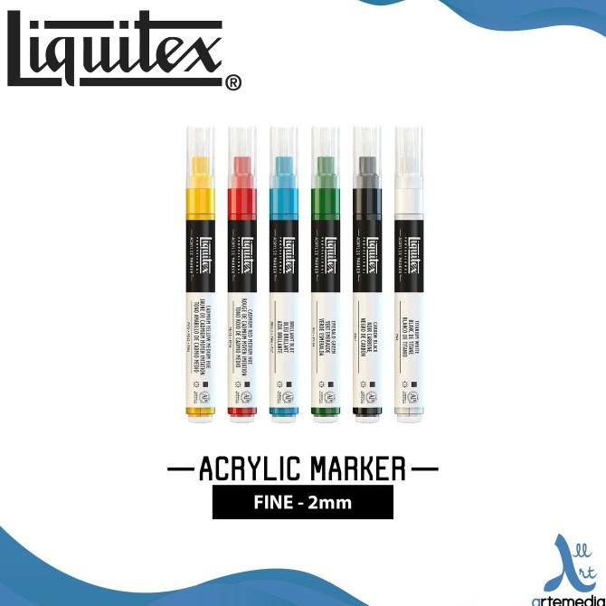 

[COD] Cat Akrilik Liquitex Marker Fine Acrylic Color Paint - 01/03 TERBARU Kode 344