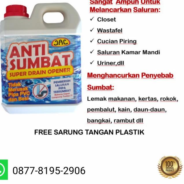 Anti sumbat WC JAC 1700gr / Soda api Cair / Soda Api / Wc Mampet
