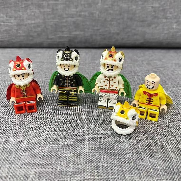 {MX.18Oc22ž} Mainan Anak Lego Barongsai Lion Dance SPECIAL IMLEK EXCLUSIVE HANYA DI BMS