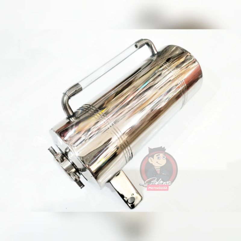 tempa oli samping/tabung oli samping/botol oli samping universal/tempa oli samping stainlis murah/te