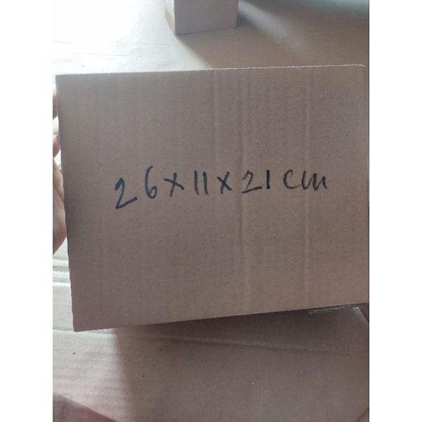 kardus packing 26x11x21 cm tebal 3mm ( P x L x T  )