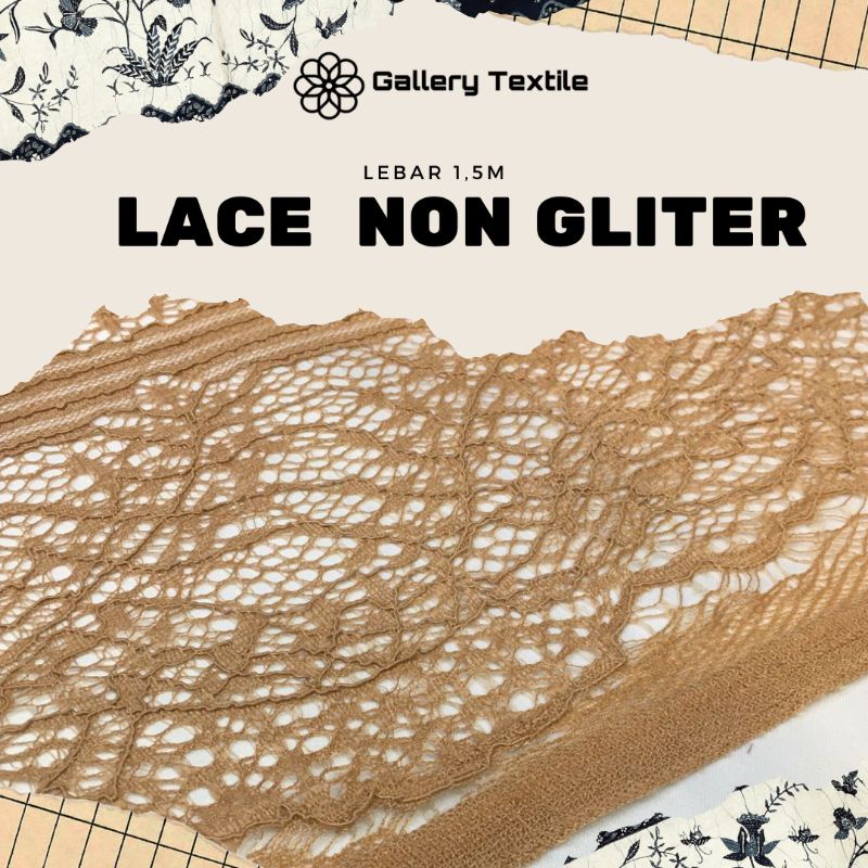 LACE NON GLITER/ LACE/ KAIN LACE/ KAIN BRUKAT