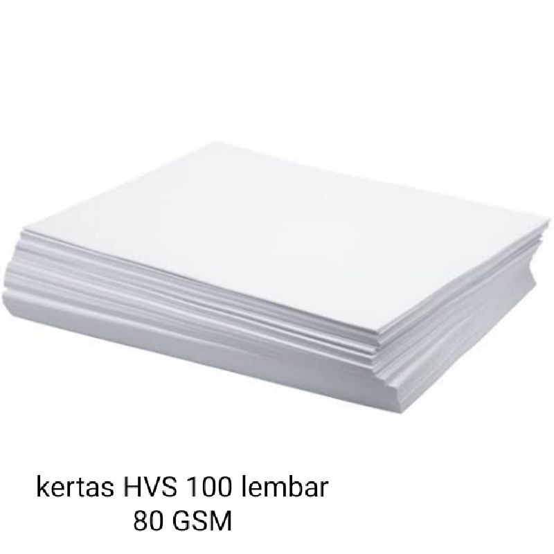 

kertas HVS A4 80 GSM 50/100 Lembar