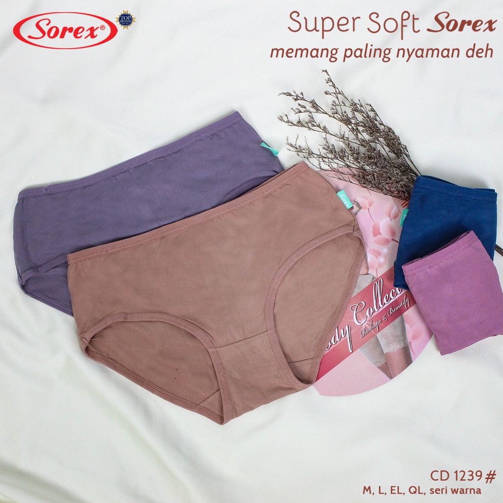 Celana dalam Wanita Basic 1239 Sorex supersoft