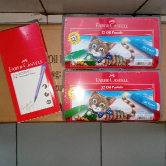 

' NMN Oil pastel 12 warna faber Castell/Crayon Harga Murah'