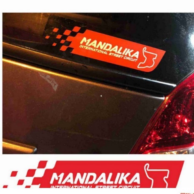 stiker mandalika racing,stiker cutting sirkuit mandalika racing team buat mobil,motor