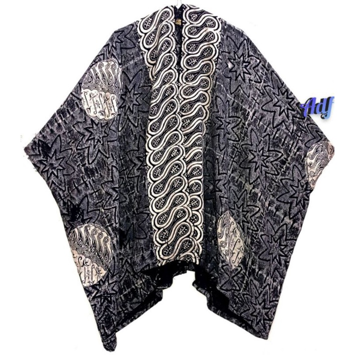 Outer Batik Kimono Cap Abtrak asli pekalongan