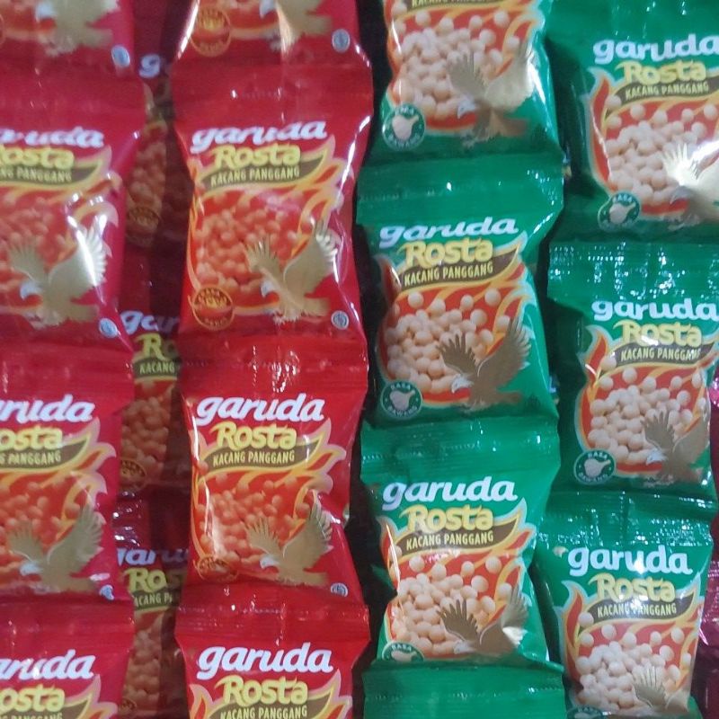 Garuda Rosta Kacang Panggang Paket 2 Renceng 11 Gr isi 20 pcs