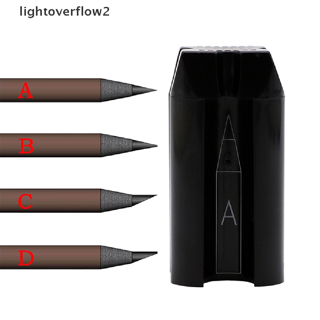 (lightoverflow2) 4 In 1 Rautan Pensil Alis Untuk Makeup