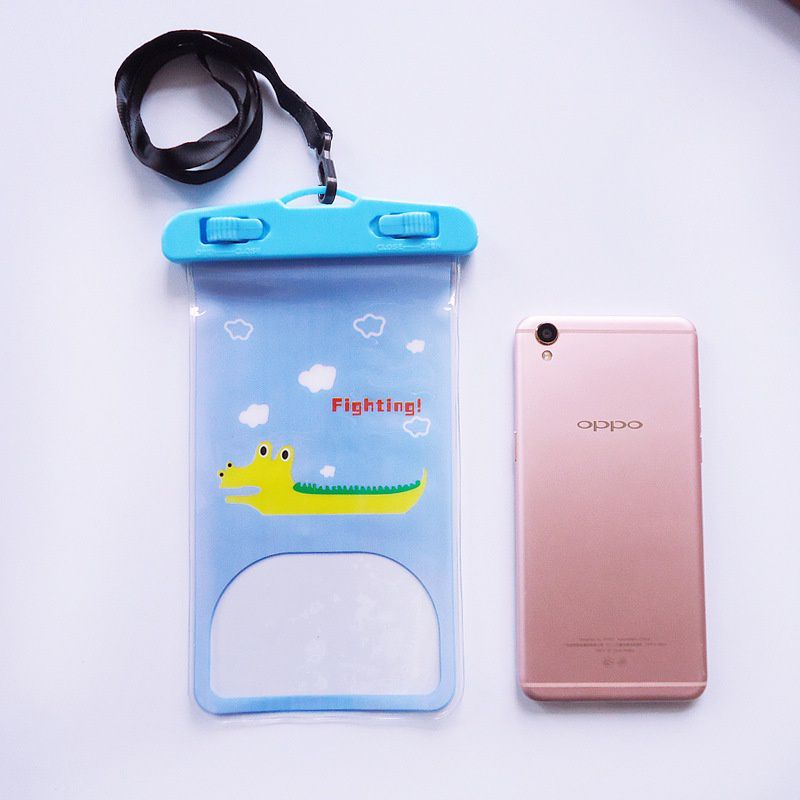 Sarung HP Pouch Anti Air Motif Karakter Lucu Imut dan Menggemaskan / Smarthphone Waterproof Case