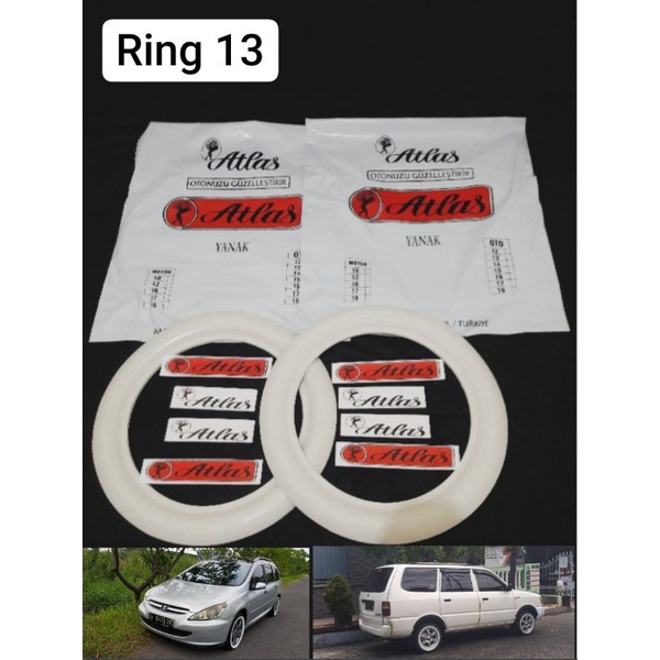 Lis ban Whitewall ATLAS ORIGINAL IMPORT RING 13 R13 (Mobil)