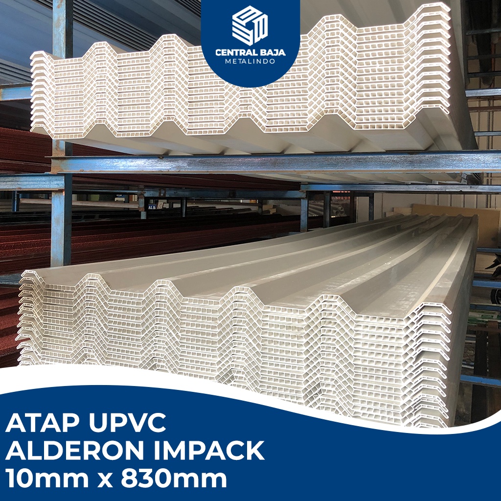 Jual Atap Upvc Alderon Alderon Impack Double Mm X Mmm Shopee Indonesia