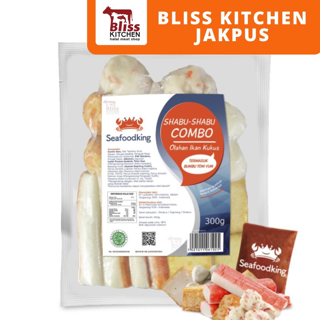 

Seafood King Steamboat Set / Shabu Set Combo isi 20pcs 300gr