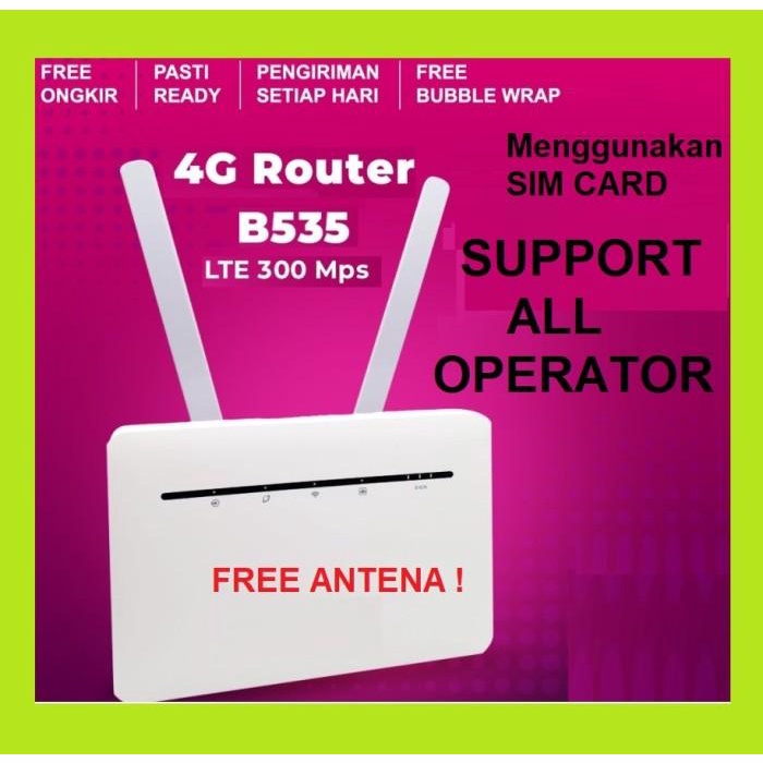 SMARTCOM Home Router 4G Modem B535 PRO + 300Mbps LTE not HUAWEI