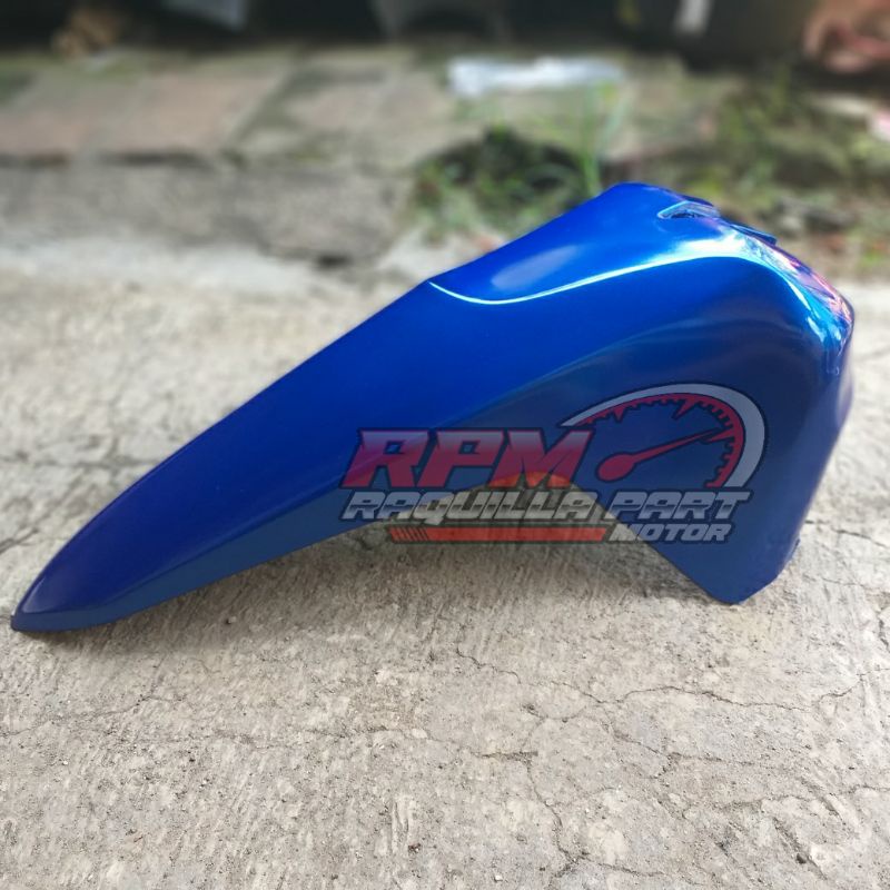 Spakbor Slebor Depan Honda Supra X 125 FI Injeksi 2014—2019 Warna Biru