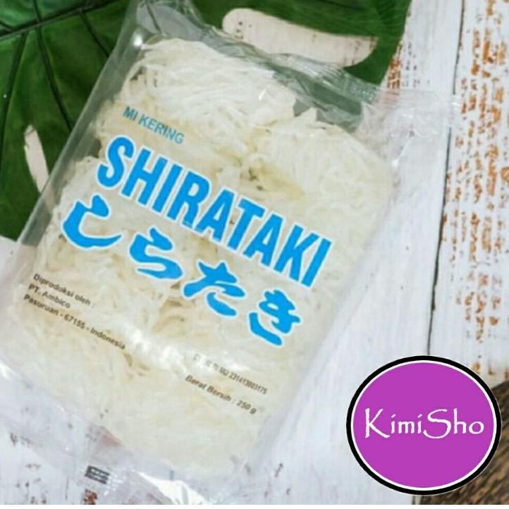 

Terkini MIE SHIRATAKI ( 10 pcs) 250 gram / Shirataki noodle / dry shirataki / mie sehat / makanan diet..