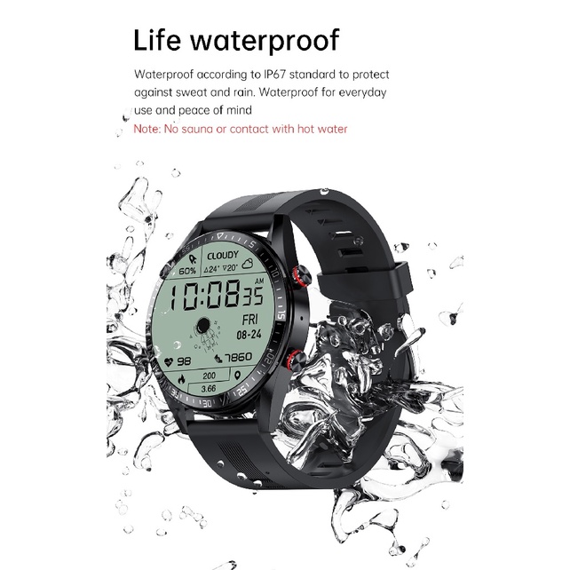 Z18 Smart Watch - Sporty IP67 Waterproof 1.39-inch AMOLED Display - Jam Tangan Pintar Multiple Sport Modes 4GB Memory 300mAh