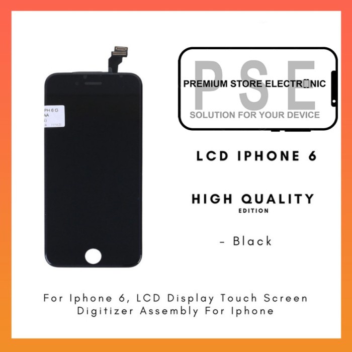 LCD TOUCHSCREEN FULLSET IP 6 SUPER GARANSI 1 BULAN