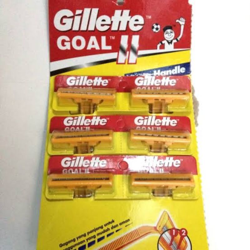 Gillette Gold Kuning / Alat Cukur