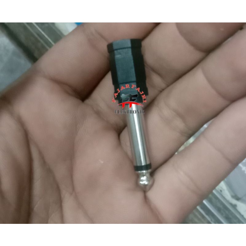 JACK AKAI MONO COVER MINI jek 6.5mm to 3.5mm SAMBUNGAN JEK MIC CONVERTER