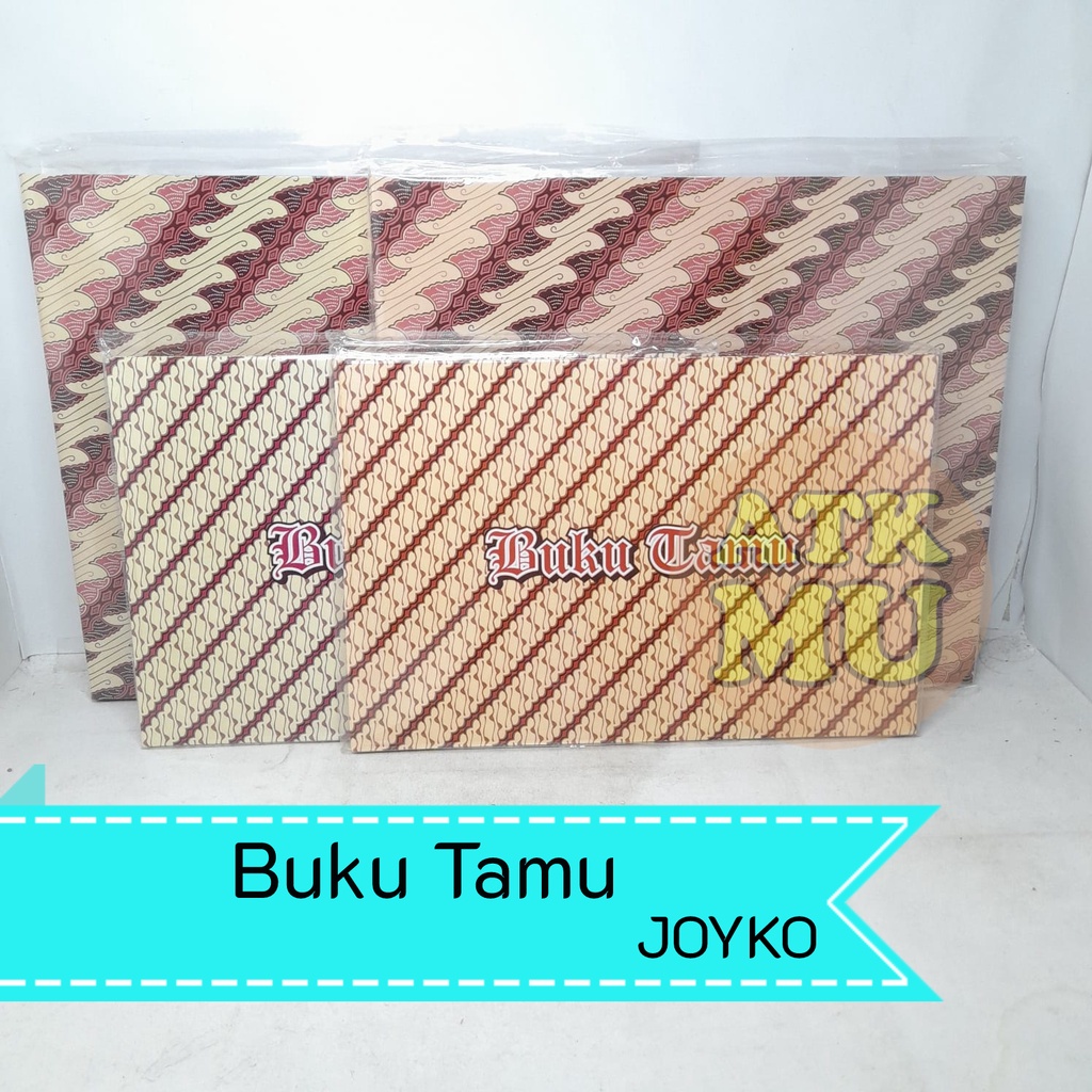 

Buku Tamu Joyko / Buku Daftar Tamu Undangan / Guest Book Motif BATIK