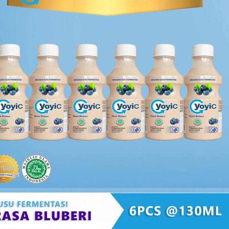 

CODEP5b5A--YoyiC Susu Fermentasi 130 ml x 6 pcs Original/Jeruk/Blueberry