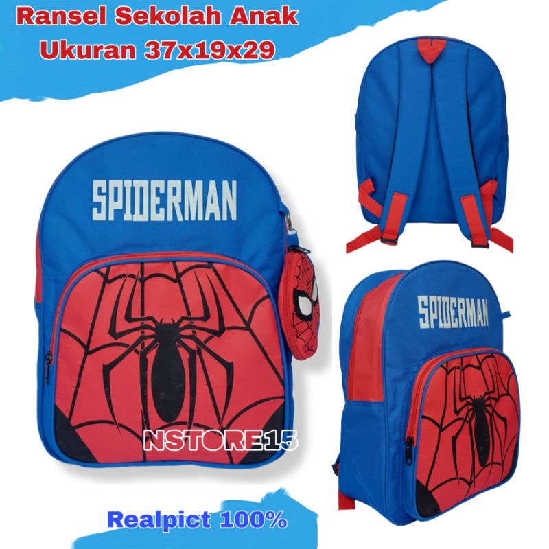 tas ransel sekolah anak laki laki karakter kartun lucu REALPICT