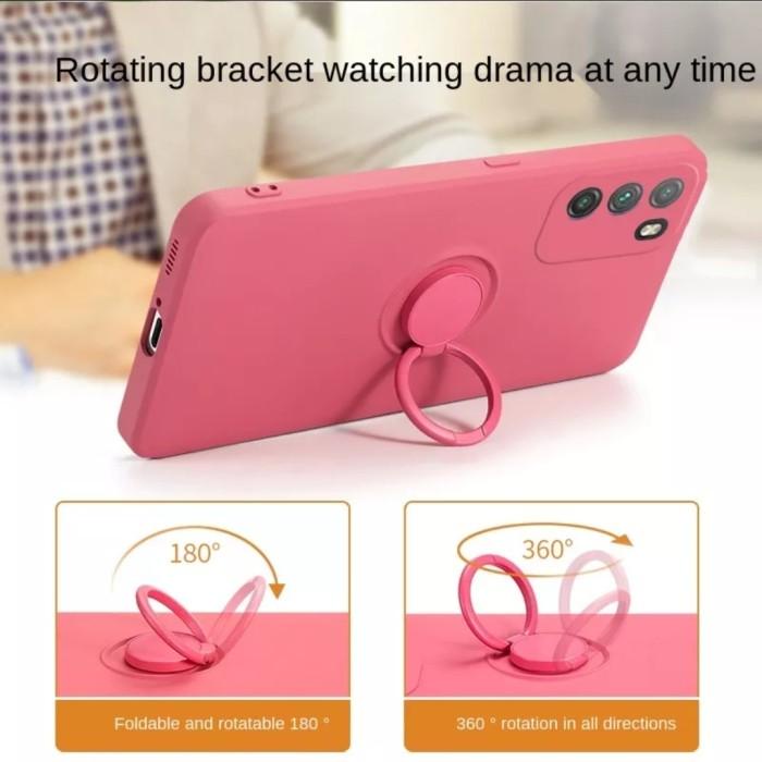 SAMSUNG GALAXY S20 FE SOFT CASE SILIKON MICROFIBER RING MAGNET STAND