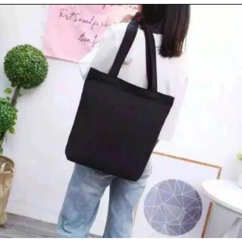 Tote Bag Hitam Polos